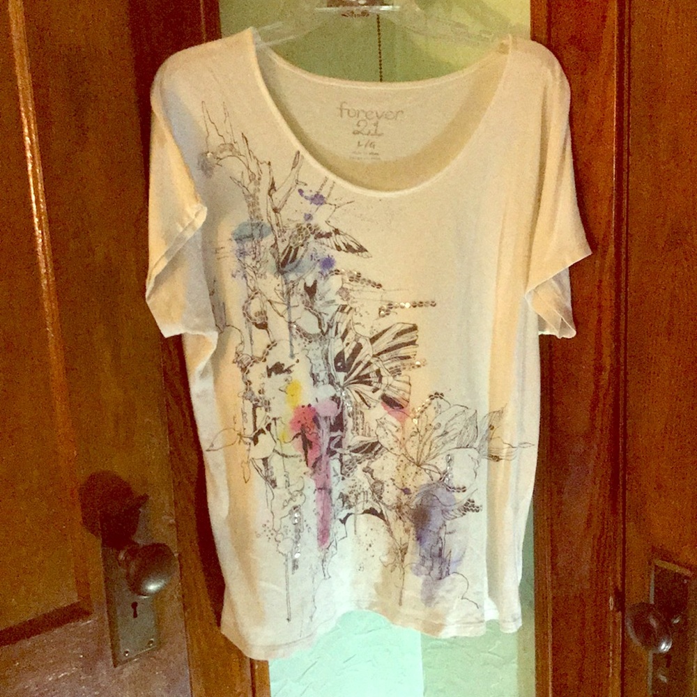 ‼️Beautiful forever 21 embellished top‼️
